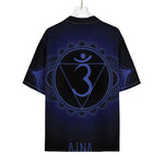 Ajna Chakra Symbol Print Rayon Hawaiian Shirt