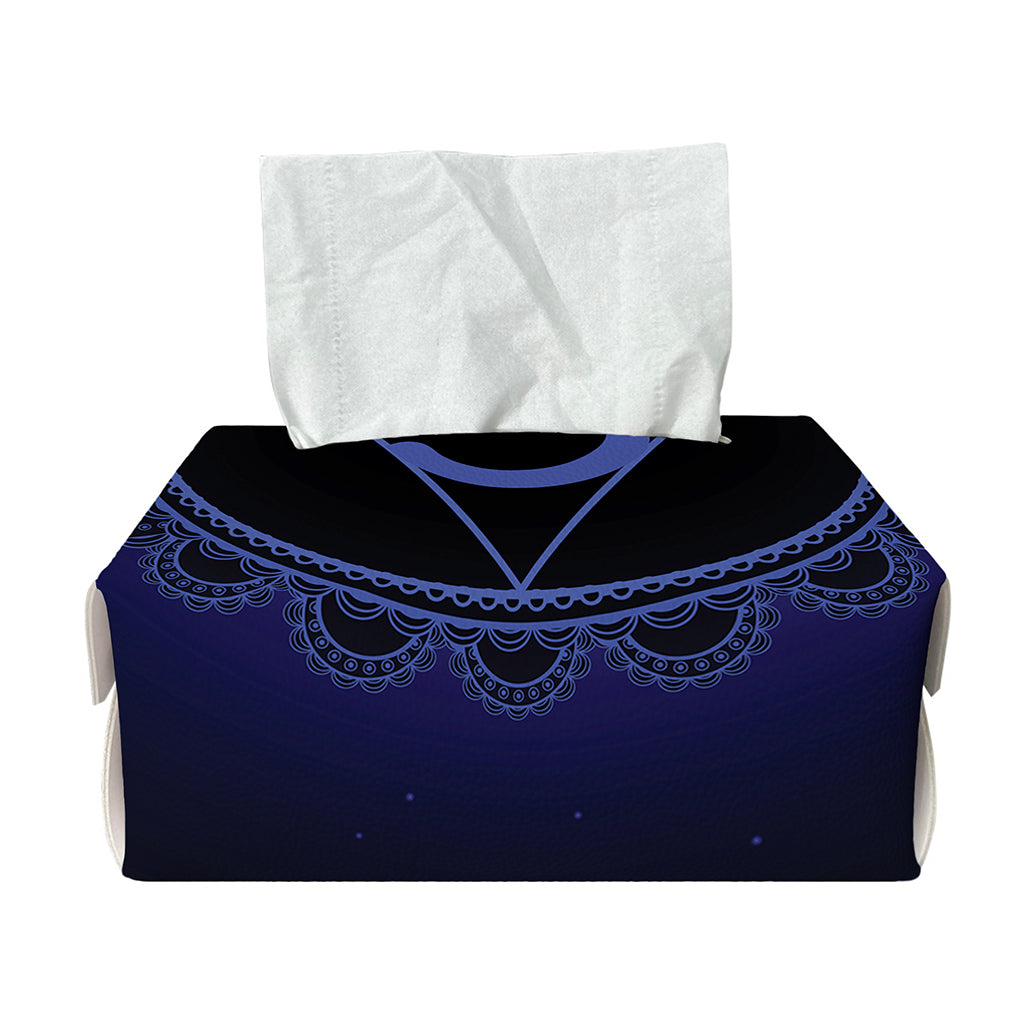 Ajna Chakra Symbol Print Rectangle Tissue Box Cover