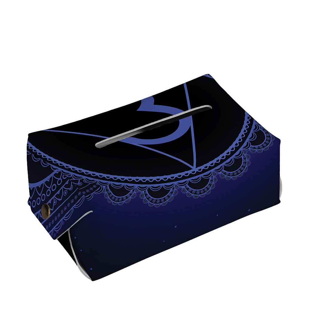 Ajna Chakra Symbol Print Rectangle Tissue Box Cover