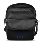 Ajna Chakra Symbol Print Rectangular Crossbody Bag