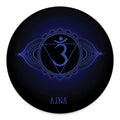 Ajna Chakra Symbol Print Round Floor Mat
