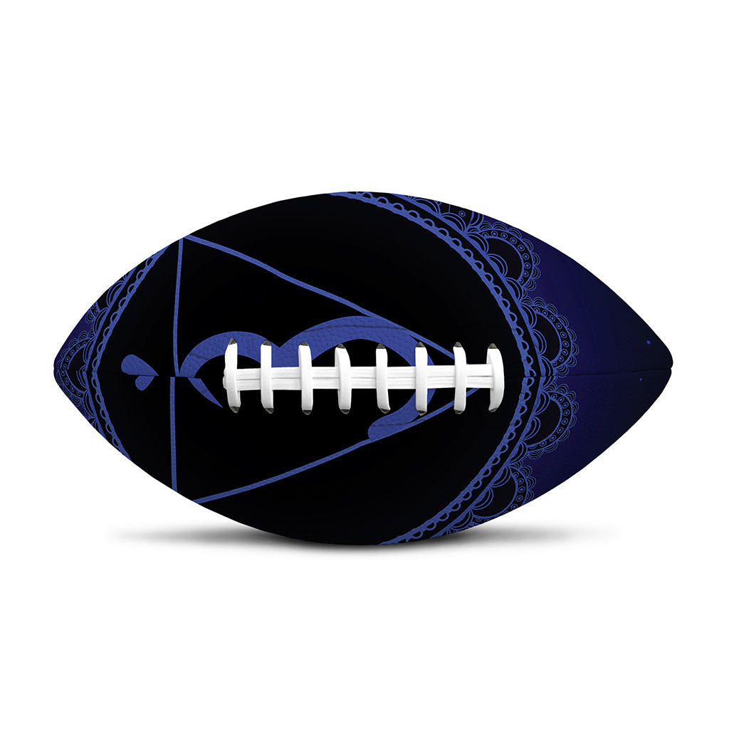 Ajna Chakra Symbol Print Rugby Ball