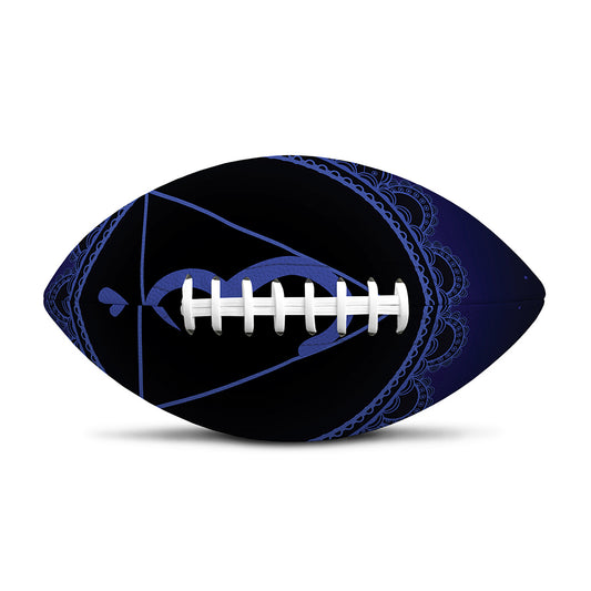 Ajna Chakra Symbol Print Rugby Ball