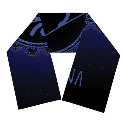 Ajna Chakra Symbol Print Scarf