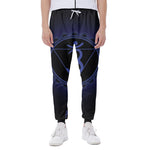 Ajna Chakra Symbol Print Scuba Joggers