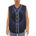 Ajna Chakra Symbol Print Sleeveless Baseball Jersey