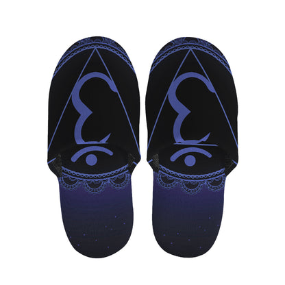 Ajna Chakra Symbol Print Slippers