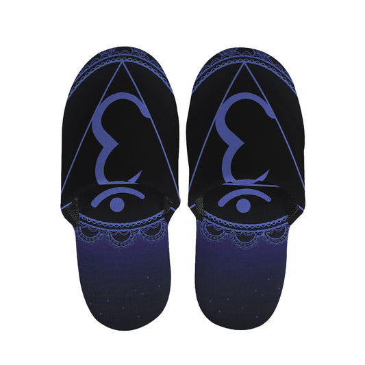 Ajna Chakra Symbol Print Slippers