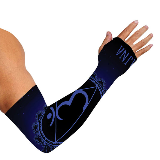 Ajna Chakra Symbol Print Sun Protection Arm Sleeves