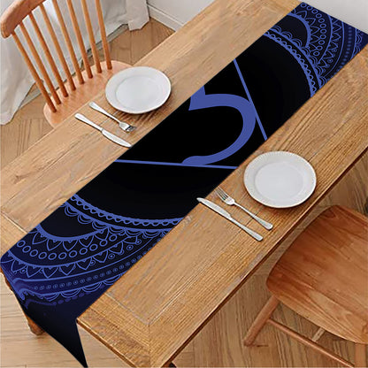 Ajna Chakra Symbol Print Table Runner