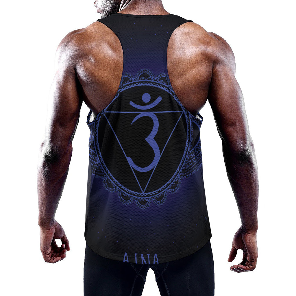 Ajna Chakra Symbol Print Training Tank Top