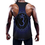 Ajna Chakra Symbol Print Training Tank Top