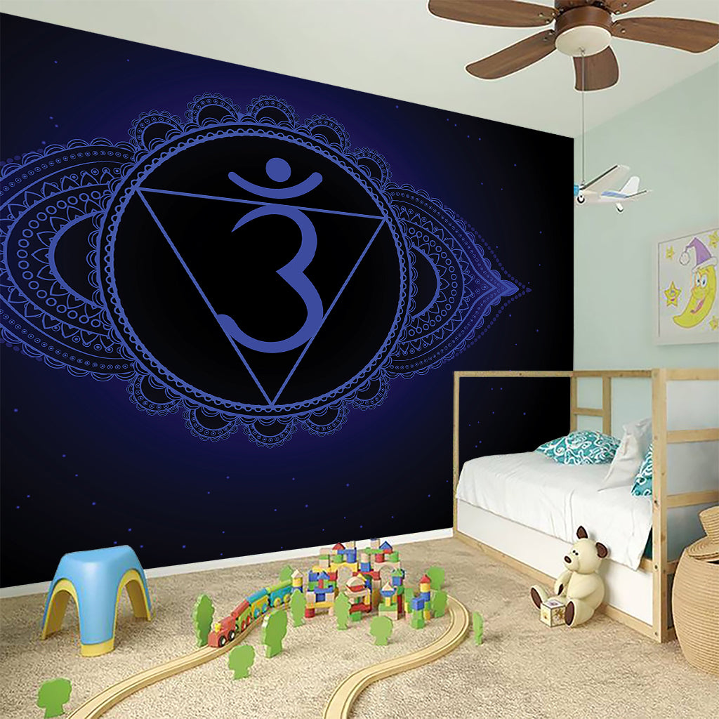 Ajna Chakra Symbol Print Wall Sticker