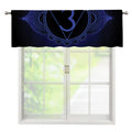 Ajna Chakra Symbol Print Window Valance
