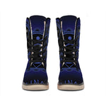 Ajna Chakra Symbol Print Winter Boots