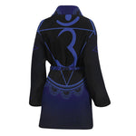 Ajna Chakra Symbol Print Women's Bathrobe