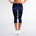 Ajna Chakra Symbol Print Women's Capri Leggings
