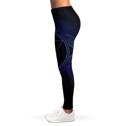 Ajna Chakra Symbol Print Women's Leggings