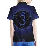 Ajna Chakra Symbol Print Women's Polo Shirt