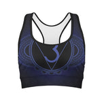 Ajna Chakra Symbol Print Women's Sports Bra