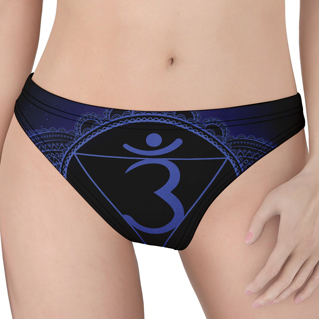 Ajna Chakra Symbol Print Women's Thong