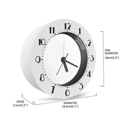 Pink Coconut Pattern Print Alarm Clock