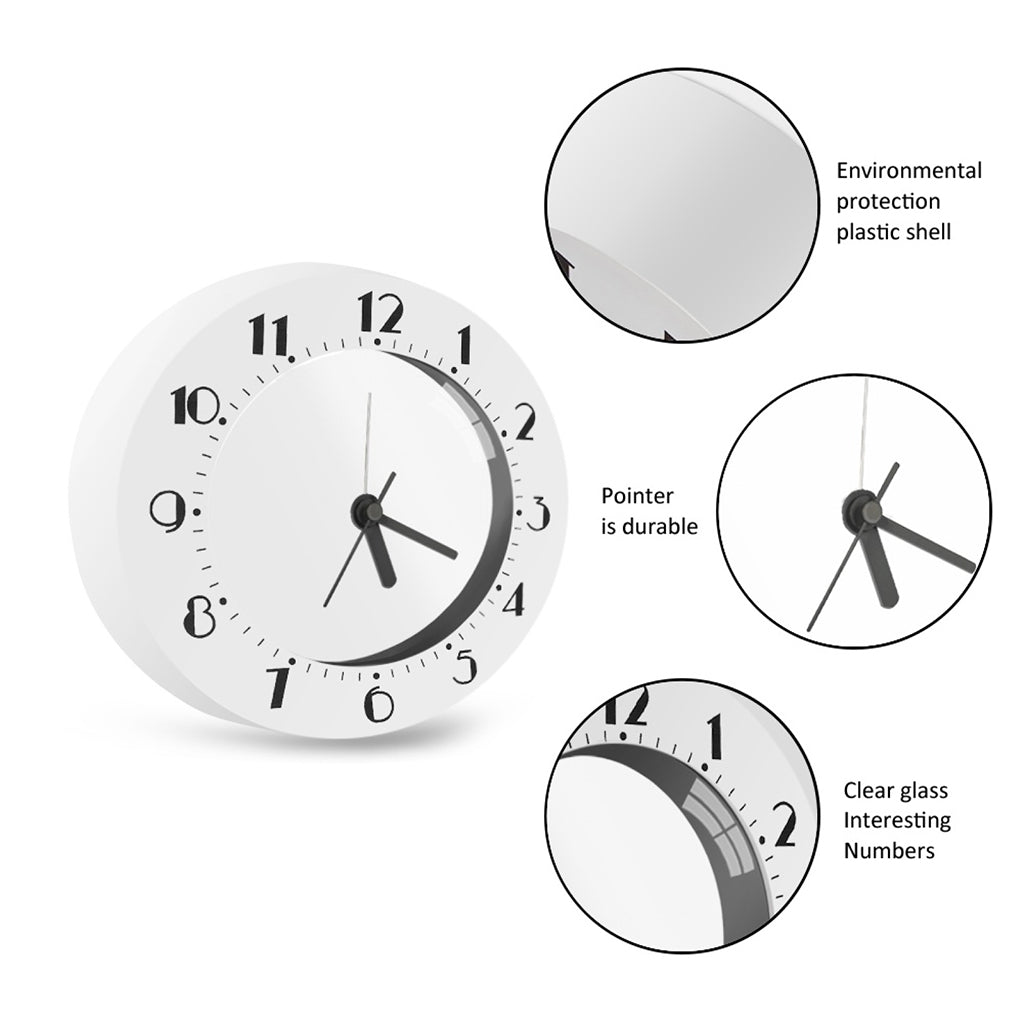 Love Dobermann Pattern Print Alarm Clock