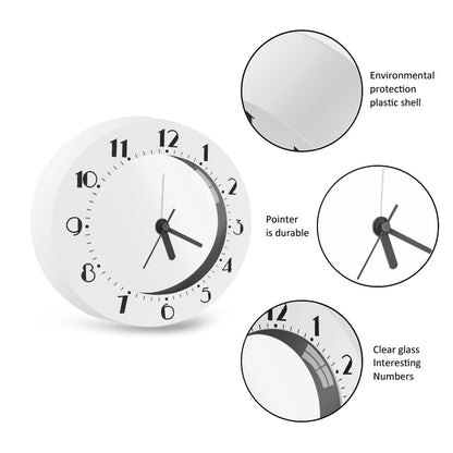 Japanese Lucky Cat Pattern Print Alarm Clock