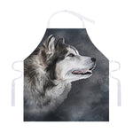 Alaskan Malamute Painting Print Adjustable Apron