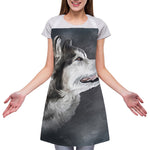 Alaskan Malamute Painting Print Adjustable Apron