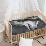 Alaskan Malamute Painting Print Baby Crib Sheet