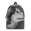 Alaskan Malamute Painting Print School Backpack