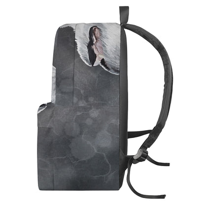 Alaskan Malamute Painting Print Backpack