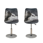 Alaskan Malamute Painting Print Bar Stool Covers