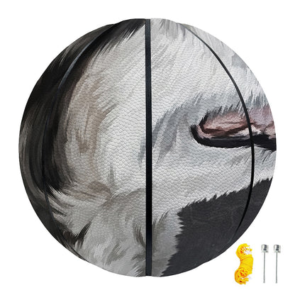 Alaskan Malamute Painting Print Basketball