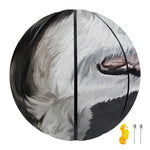 Alaskan Malamute Painting Print Basketball