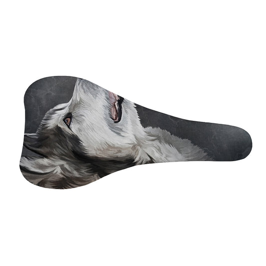 Alaskan Malamute Painting Print Bicycle Seat Cover