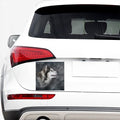 Alaskan Malamute Painting Print Car Sticker