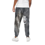 Alaskan Malamute Painting Print Cotton Pants