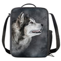 Alaskan Malamute Painting Print Crossbody Lunch Bag