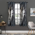 Alaskan Malamute Painting Print Grommet Curtain Panels