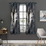 Alaskan Malamute Painting Print Curtain