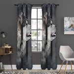 Alaskan Malamute Painting Print Curtain
