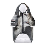 Alaskan Malamute Painting Print Dog Zip Up Hoodie