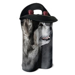 Alaskan Malamute Painting Print Double Neoprene Wine Tote