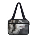 Alaskan Malamute Painting Print Double Strap Bible Bag