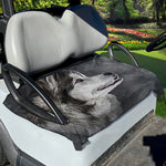 Alaskan Malamute Painting Print Golf Cart Seat Cover