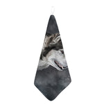 Alaskan Malamute Painting Print Hand Towel