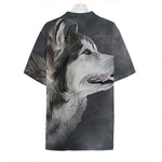 Alaskan Malamute Painting Print Hawaiian Shirt
