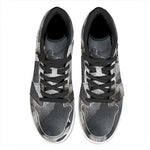 Alaskan Malamute Painting Print High Top Leather Sneakers